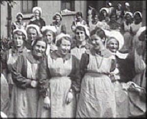 Magdalene Girls Outside Laundry - Archive Photo